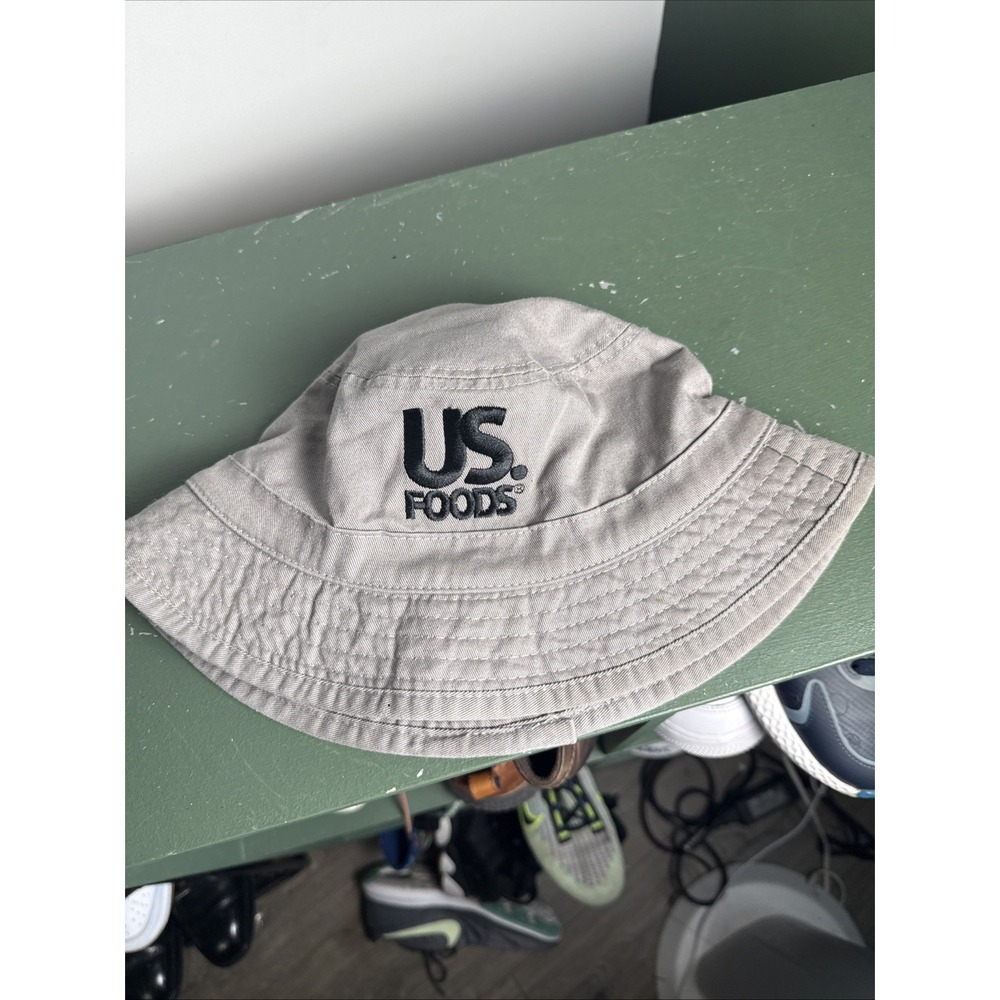 US‎ Foods Bucket Hat Gray Adult Size L